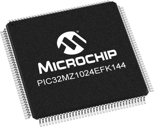 PIC32MZ1024EFK144-E/PH — Manufacturer package reference image, TQFP-144
