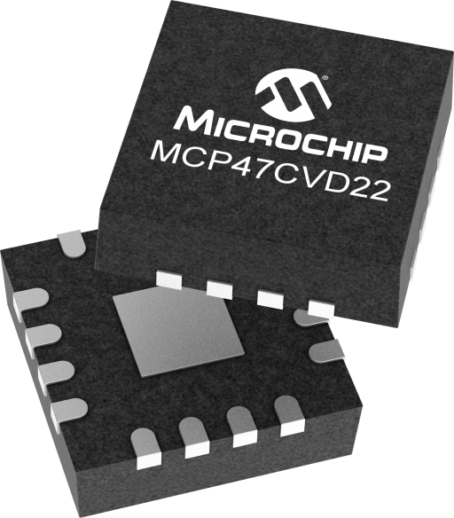 MCP47CVD22-E/MG — Manufacturer package reference image, QFN-16