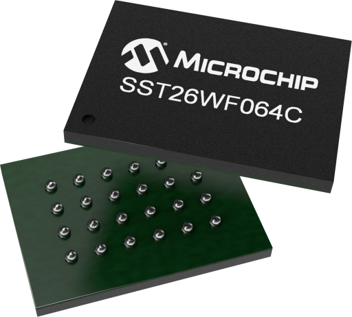 SST26WF064CT-104I/TD — Manufacturer package reference image, TBGA-24