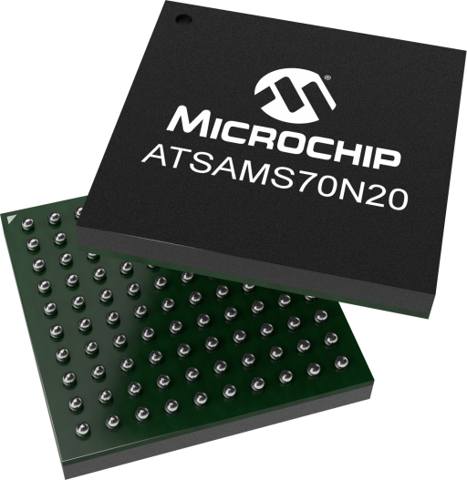 ATSAMS70N20B-CNT — Manufacturer package reference image, TFBGA-100