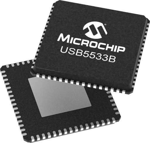 USB5533B-6080JZXTR — Manufacturer package reference image, QFN-64