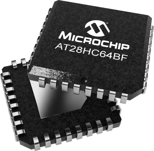 AT28HC64BF-12JU — Manufacturer package reference image, PLCC-32