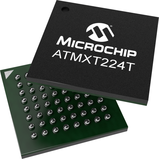 ATMXT224T-CCUR033 — Manufacturer package reference image, UFBGA-64