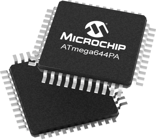ATMEGA644PA-ANR — Manufacturer package reference image, TQFP-44