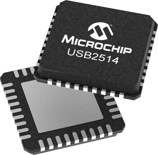 USB2514-AEZG-TR — Manufacturer package reference image, VQFN-36