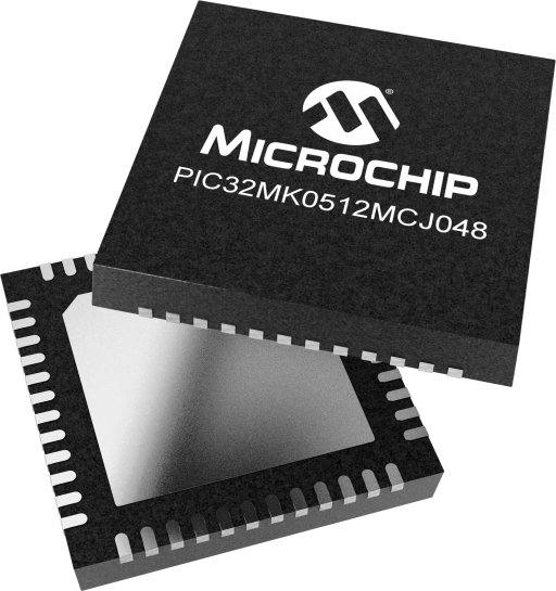 PIC32MK0512MCJ048-E/7MX — Manufacturer package reference image, VQFN-48