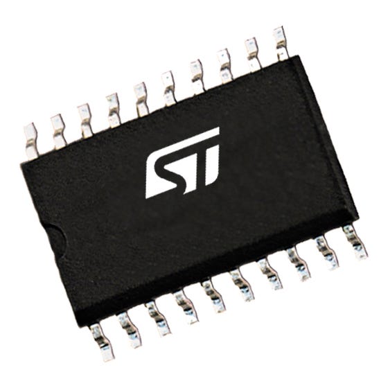 STM32G041F6P6TR — Manufacturer package reference image, TSSOP-20