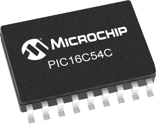 PIC16C54C-20I/SO — Manufacturer package reference image, SOIC-18