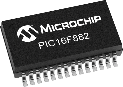 PIC16F882-I/SS — Manufacturer package reference image, SSOP-28