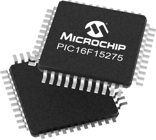 PIC16F15275-I/PT — Manufacturer package reference image, TQFP-44