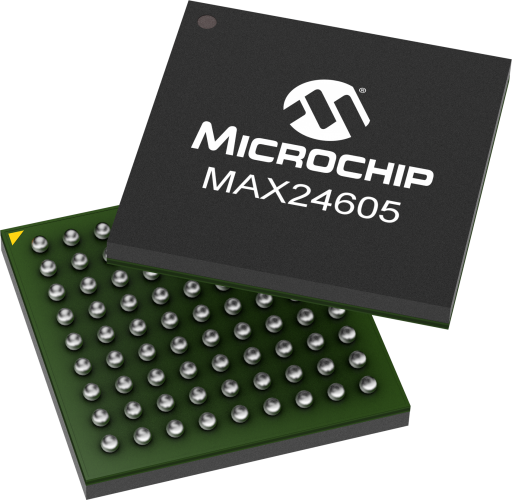 MAX24605EXG2 — Manufacturer package reference image, LBGA-81