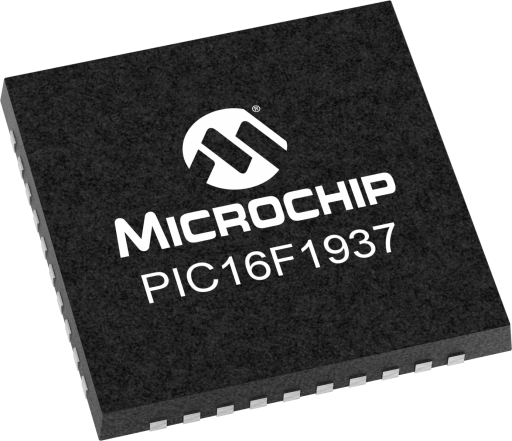 PIC16LF1937-I/MV — Manufacturer package reference image, UQFN-40