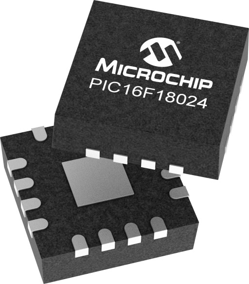 PIC16F18024T-E/MG — Manufacturer package reference image, QFN-16