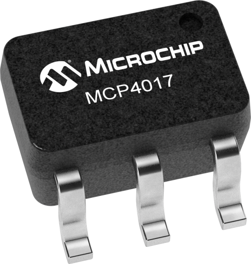 MCP4017T-103E/LTY — Manufacturer package reference image, SC70