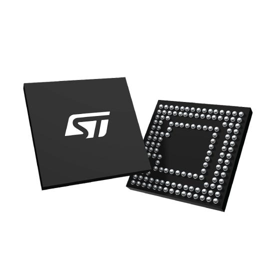 STM32N645Z0H3Q — Manufacturer package reference image, VFBGA 142 8x8x1 P 0.5 mm