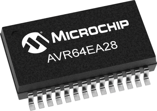 AVR64EA28T-I/SS — Manufacturer package reference image, SSOP-28