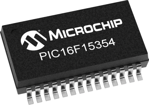 PIC16F15354T-E/SS — Manufacturer package reference image, SSOP-28