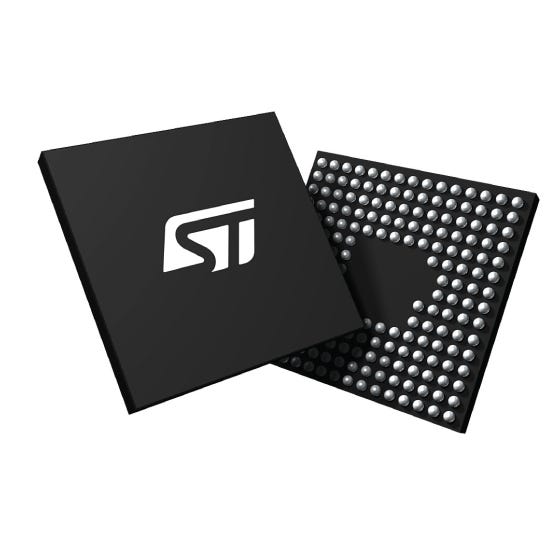 STM32N645B0H3Q — Manufacturer package reference image, VFBGA 198 10x10x1 P 0.65 mm