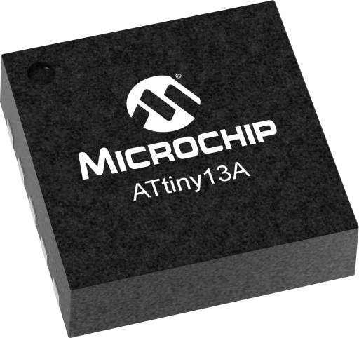 ATTINY13A-MMF — Manufacturer package reference image, VDFN-10