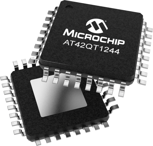 AT42QT1244-AUR — Manufacturer package reference image, TQFP-32