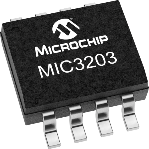MIC3203YM-TR — Manufacturer package reference image, SOIC-8