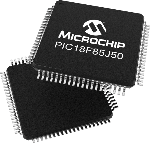 PIC18F85J50-I/PT — Manufacturer package reference image, TQFP-80