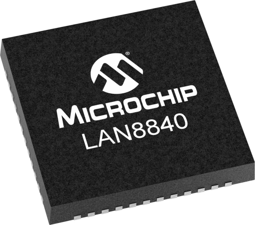 LAN8840/PSA — Manufacturer package reference image, VQFN-48