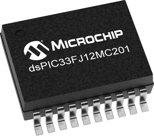 DSPIC33FJ12MC201-I/SS — Manufacturer package reference image, SSOP-20