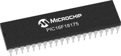 PIC16F18175-E/P — Manufacturer package reference image, PDIP-40