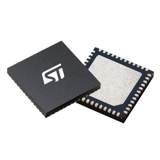 STSPIN32F0 — Manufacturer package reference image, VFQFPN 48 7x7x1.0 mm