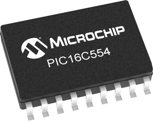 PIC16C554T-04/SO — Manufacturer package reference image, SOIC-18
