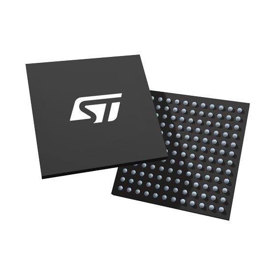 STM32H523ZEJ6 — Manufacturer package reference image, UFBGA 144 10x10x0.6 P 0.8 mm
