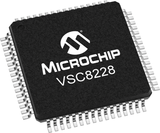 VSC8228XRC-01 — Manufacturer package reference image, TQFP-64
