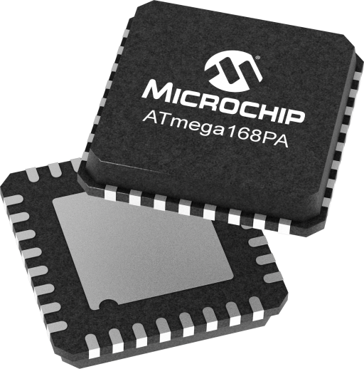 ATMEGA168PA-MN — Manufacturer package reference image, VQFN-32