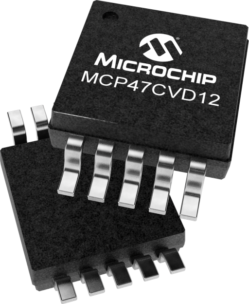 MCP47CVD12-E/UN — Manufacturer package reference image, MSOP-10