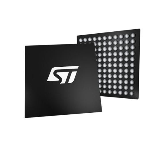 STM32WBA62PII6 — Manufacturer package reference image, UFBGA 121 6x6x0.6 P 0.5 mm