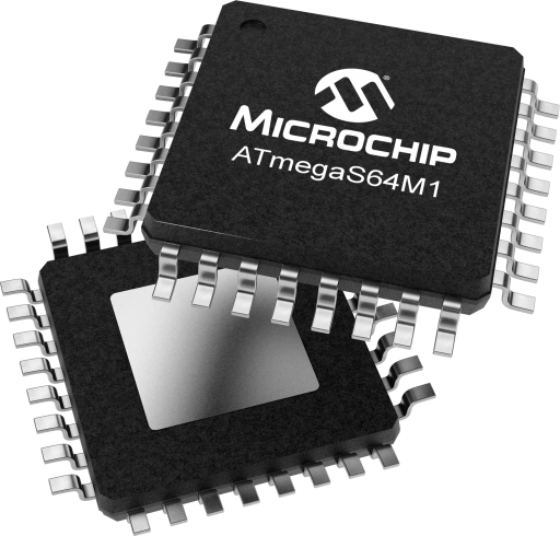 ATMEGAS64M1-KH-SV — Manufacturer package reference image, CQFP-32
