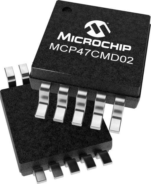 MCP47CMD02T-E/UN — Manufacturer package reference image, MSOP-10