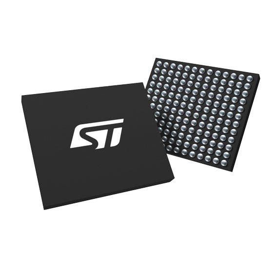 STM32H747ZIY6TR — Manufacturer package reference image, WLCSP 156 5x4.7x0.6 P 0.35 mm