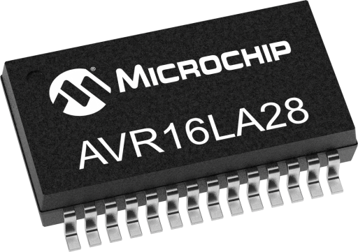 AVR16LA28T-I/SS — Manufacturer package reference image, SSOP-28
