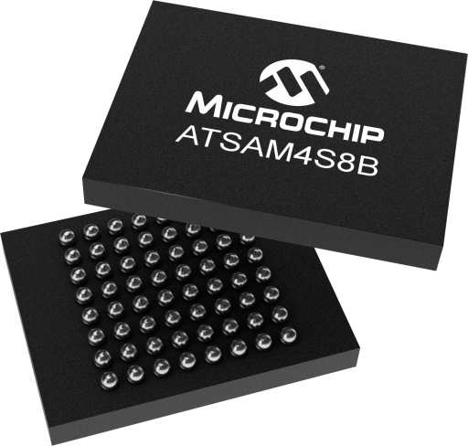 ATSAM4S8BA-UUR — Manufacturer package reference image, WLCSP-64
