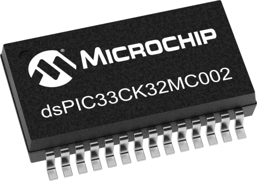 DSPIC33CK32MC002T-E/SS — Manufacturer package reference image, SSOP-28