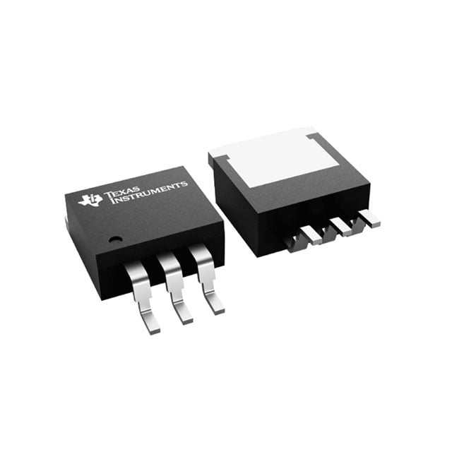 LM1085ISX-3.3/NOPB Texas Instruments voltage regulator - generic TO-263 (D2PAK) package illustration (not a specific-part photo)