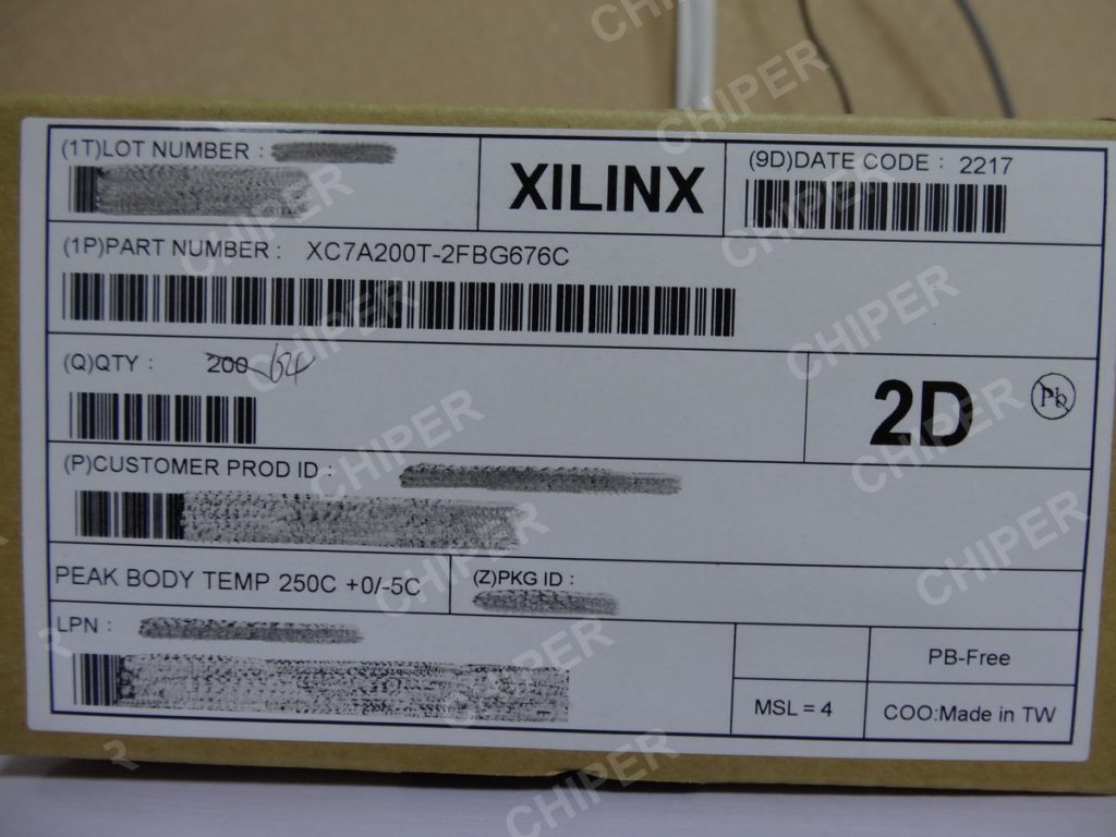 XC7A200T-2FBG676C lable2